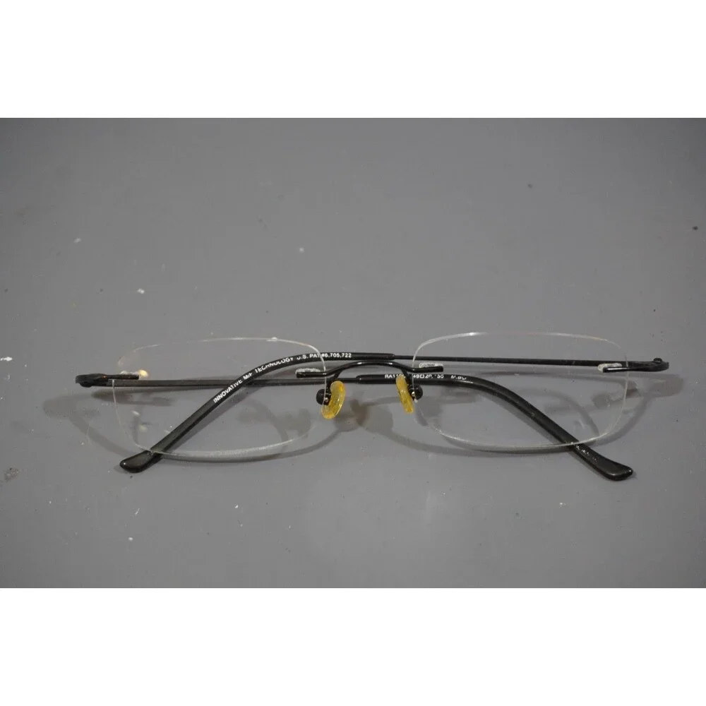 Innovative IMF RA110C Eyeglasses Frames Only Black 49-20-140 Rimless Magnetic